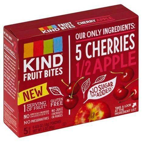 Kind Fruit Bites, Cherry Apple - 5 Each