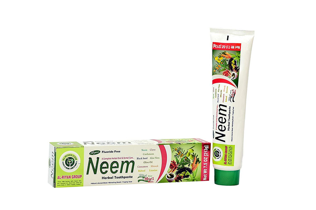 Al-Riyan Organic Neem Herbal Toothpaste-7.5 Oz – The Blueberry Cart