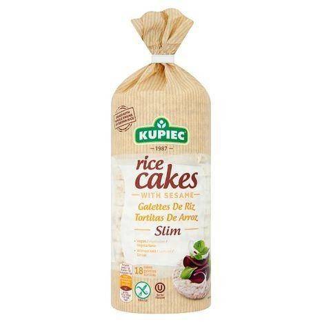 Kupiec Sesamo Slim Rice Cookies - 4.2 Ounces