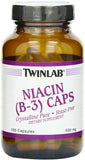 Twinlab Niacin B-3 Caps 500 Mg Dietary Supplement-100 Capsules