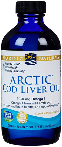 Nordic Naturals Arctic Cod Liver Oil 1050 Mg Omega-3 Unflavored-8 Oz