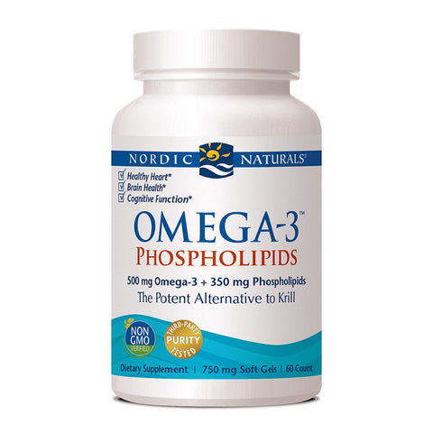 Nordic Naturals Omega-3 690 Mg & Phospholipids 448 Mg Lemon Flavor-60 Softgels