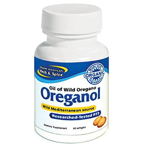 North American Herb & Spice Oreganol Oil Of Wild Oregano-60 Softgels