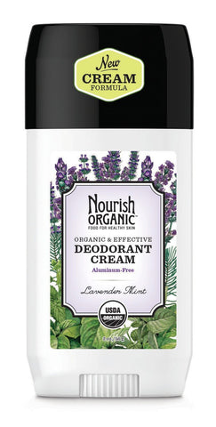 Nourish Organic Deodorant Cream Lavender Mint-2 Oz