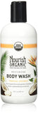 Nourish Organic Body Wash Tropical Coconut-10 Oz