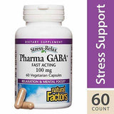 Natural Factors Stress-Relax Pharma GABA, 100 mg, Chewable Tablets - 60 Chewable Tabs