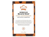 Nubian Heritage African Black Soap Bar Soap With Aloe Vera, Oats & Tea Tree-3.5 Oz