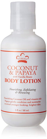 Nubian Heritage Coconut & Papaya With Vanilla Beans Body Lotion-4 Oz