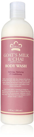 Nubian Heritage Goat's Milk & Chai Body Wash With Rose Extract-13 Oz