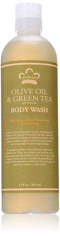 Nubian Heritage Olive Oil & Green Tea Body Wash With Avacado-13 Oz
