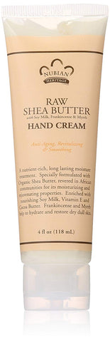 Nubian Heritage Raw Shea Butter With Soy Milk, Frankincense & Myrrh Hand Cream-4 Oz