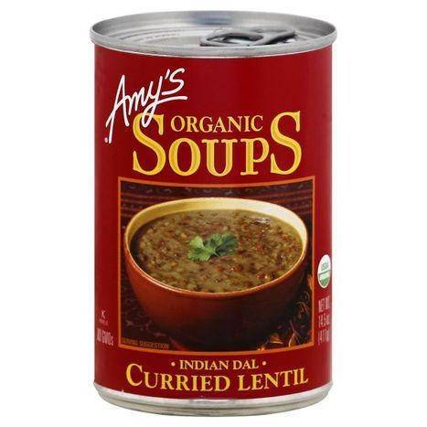 Amys Organic Soup, Indian Dal Curried Lentil - 14.5 Ounces