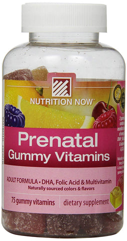 Nutrition Now Prenatal Multivitamin Easy On The Stomach-75 Gummy Vitamins