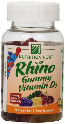 Nutrition Now Rhino Vitamin D3 Gummies-60 Gummies