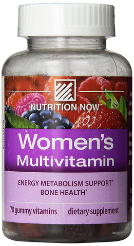 Nutrition Now Women's Multivitamin Energy Metabolism Support-70 Gummy Vitamins