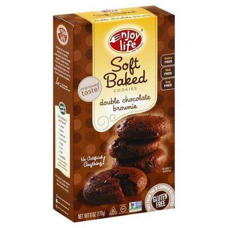 Enjoy Life Cookies, Soft Baked, Double Chocolate Brownie, Handcrafted - 6 Ounces