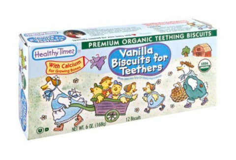 Healthy Times Vanilla Biscuits For Teethers - 6 Ounces