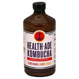 Health Ade Kombucha, Organic, Blood Orange-Carrot-Ginger - 16 Ounces