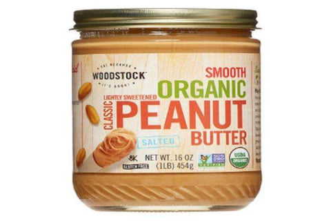 Woodstock Farms Organic Clasic Smooth Peanut Butter 16 Ounce