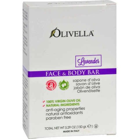 Olivella Face & Body Bar Lavender-5.29 Oz