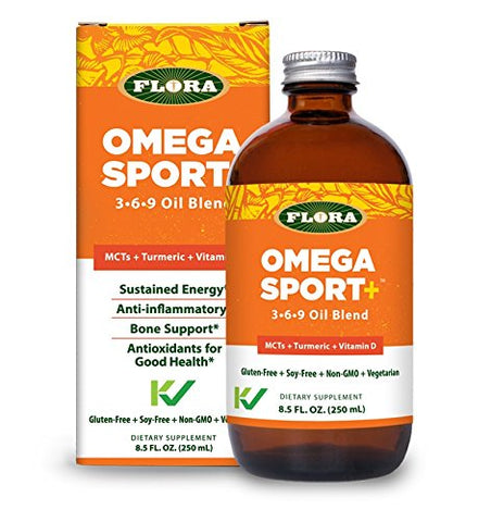 Flora Omega Sport+ 3.6.9 Oil Blend-8.5 Oz