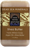 One With Nature Shea Butter Triple Milled Soap Argan Oil & Shea Butter-7 Oz