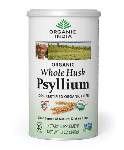 Organic India Organic Whole Husk Psyllium-12 Oz