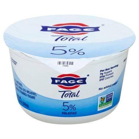 Fage Total Yogurt, Greek Strained, Whole Milk, Strained - 17.6 Ounces