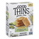 Good Thins Corn & Rice Snacks, Gluten Free, Jalapeno & Lime - 3.50 Ounces