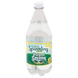 Poland Spring Sparkling Water, Lemon - 33.8 Ounces