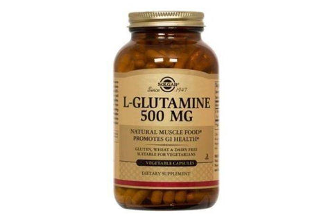 Solgar L-Glutamine, 500 mg, Vegetable Capsules