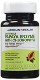 American Health Papaya Enzyme With Chlorophyll-100 Chewable Tablets