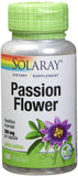 Solaray Passion Flower 350 Mg Per Capsule-100 Vegeterian Capsules