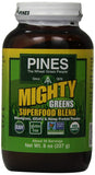 Pines Mighty Greens Superfood Blend Protein Powder-8 Oz