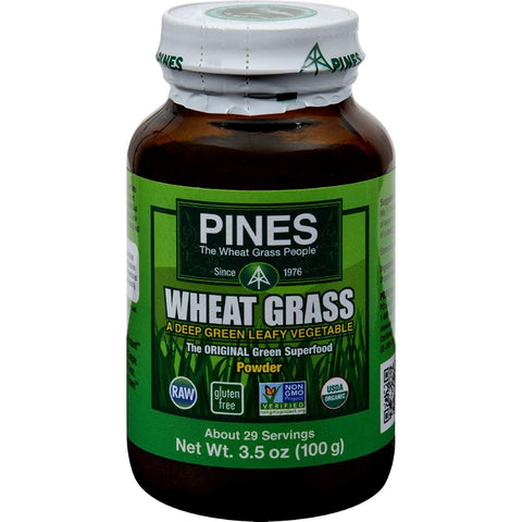 Pines Wheat Grass Powder 29 Servings-3.5 Oz