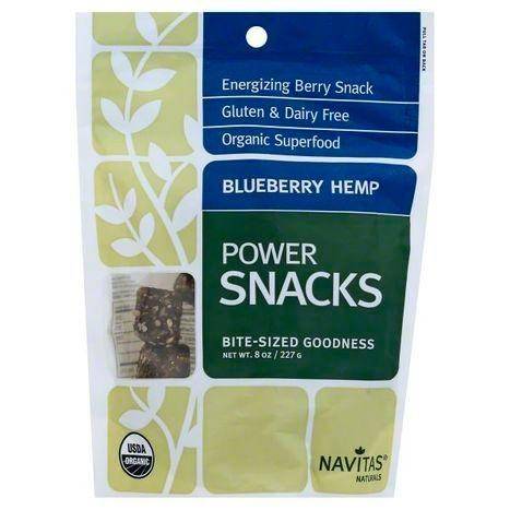 Navitas Power Snacks, Blueberry Hemp, Bite-Sized - 8 Ounces