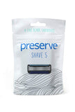 Preserve Shave 5-4 Five Blade Cartridges