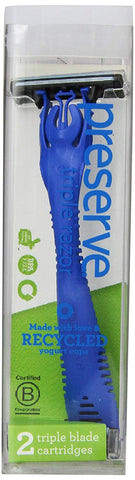 Preserve Triple Razor Recycled-2 Triple Blade Cartridges