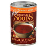 Amys Light in Sodium Organic Soup, Low Fat, Organic, Cream of Tomato - 14.5 Ounces