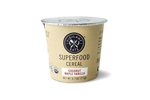 Vigilant Eats Super Food Cereal, Coconut Maple Vanilla - 2.3 Ounces