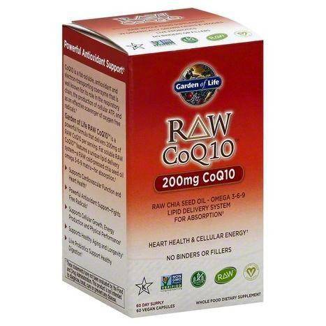 Garden of Life Raw CoQ10, 200 mg, Capsules - 60 Each