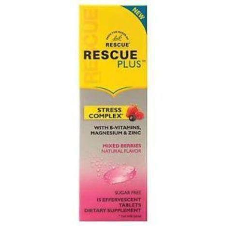 Rescue Plus Stress Complex,, Mixed Berries, Liquid Center Lozenges - 10 Count