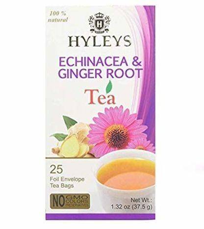 Hyleys Echinacea & Ginger Root Tea - 25 Tea Bags