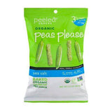 Peeled Peas Please Crunchy Pea Snack, Baked, Organic, Sea Salt - 3.3 Ounces