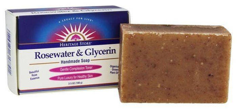 Heritage - Rosewater & Glycerin Handmade Soap - 3.5 Oz.