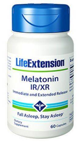 Life Extension Melatonin IR/XR - 60 Capsules