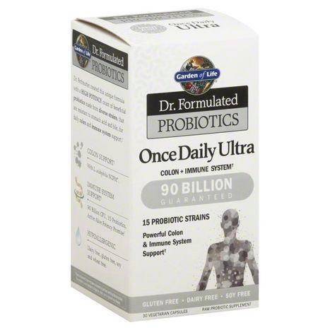 Garden of Life Dr. Formulated Probiotics, Once Daily Ultra, Vegetarian Capsules - 30 Each