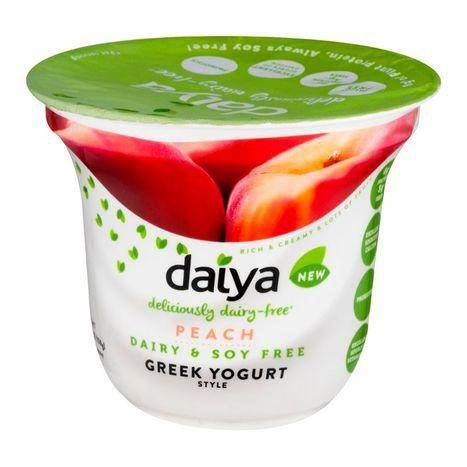 Daiya Yogurt Alternative, Greek, Peach - 5.3 Ounces