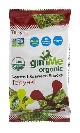 Gimme Seaweed Snacks, Organic, Roasted, Teriyaki - 0.35 Ounces