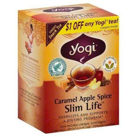 Yogi Tea, Slim Life, Caramel Apple Spice - 1.12 Ounces